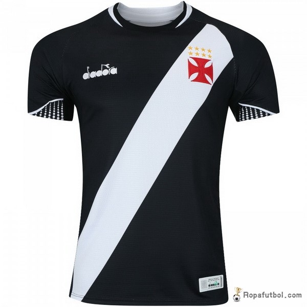 Camiseta Vasco da Gama Replica Primera Ropa 2018/19 Negro